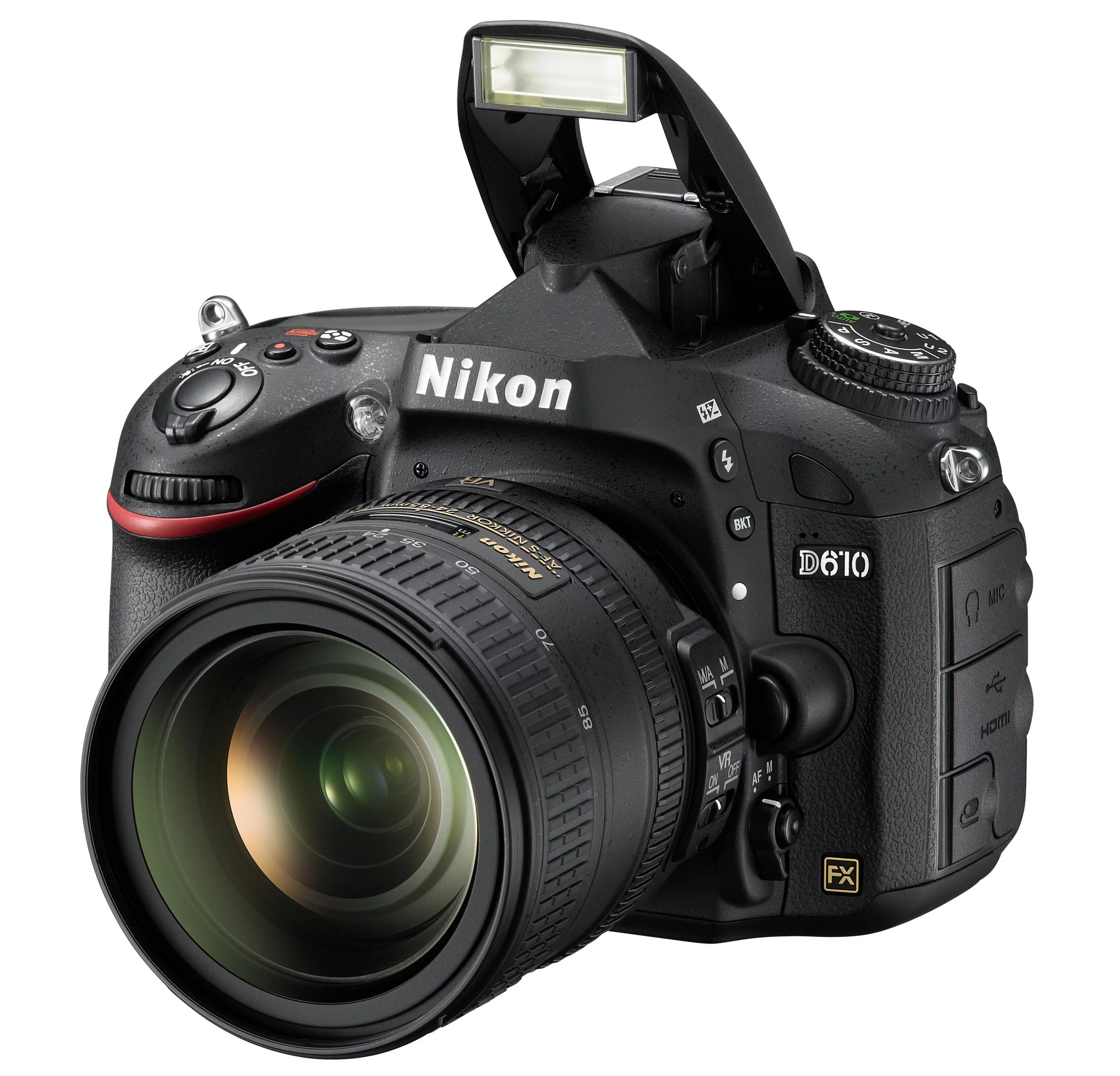 The Nikon D610 has a top continuous shooting speed of 6 frames per second