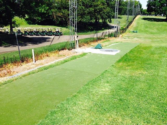 Like a Roomba for the range, the Ball Picker autonomously scoots around sucking up golf balls and returns them to distributor to be teed up again