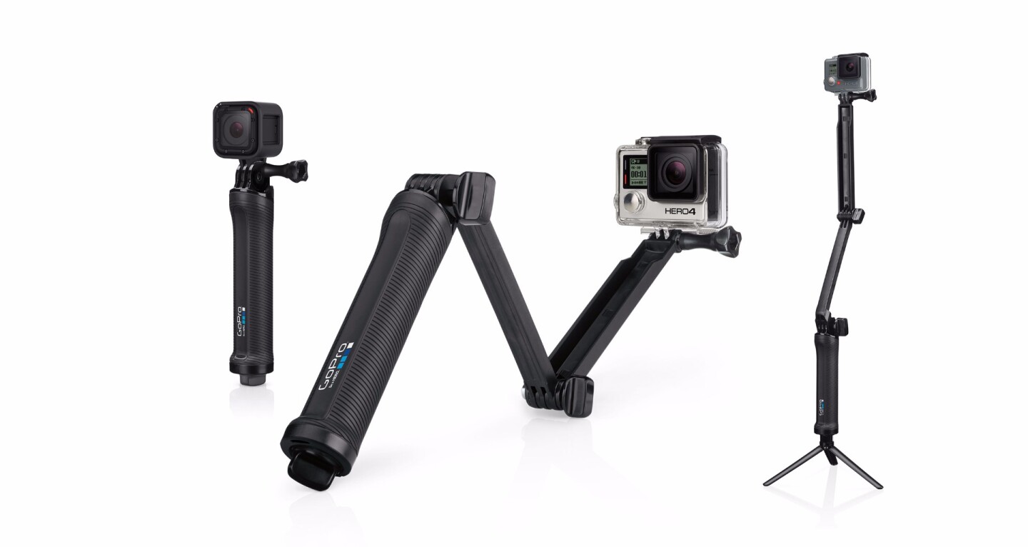 If you can't decide if you would be best served by a grip, stick, or tripod, the GoPro 3-Way could be the way to go