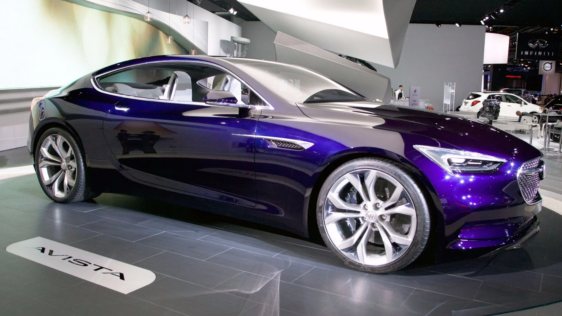Buick surprised the show with the slinky Avista concept