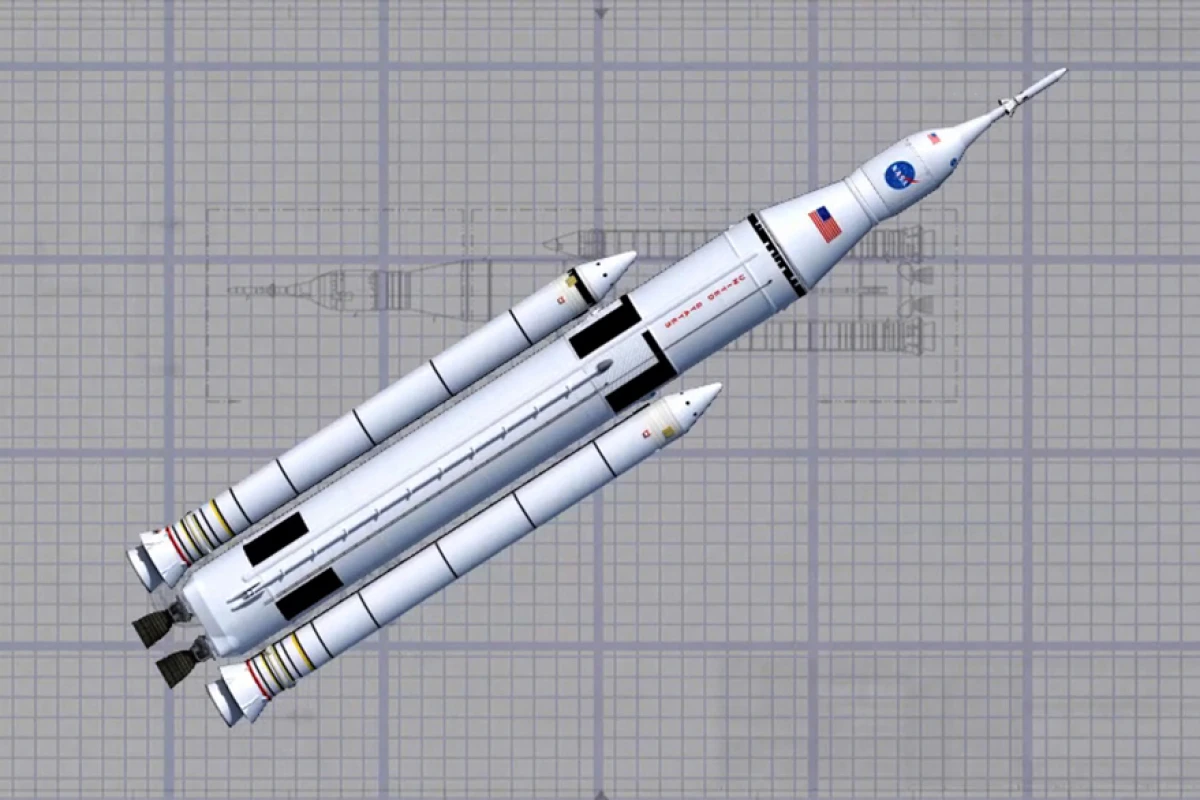 Artist's impression of the Space Launch System (Image: NASA/MSFC)