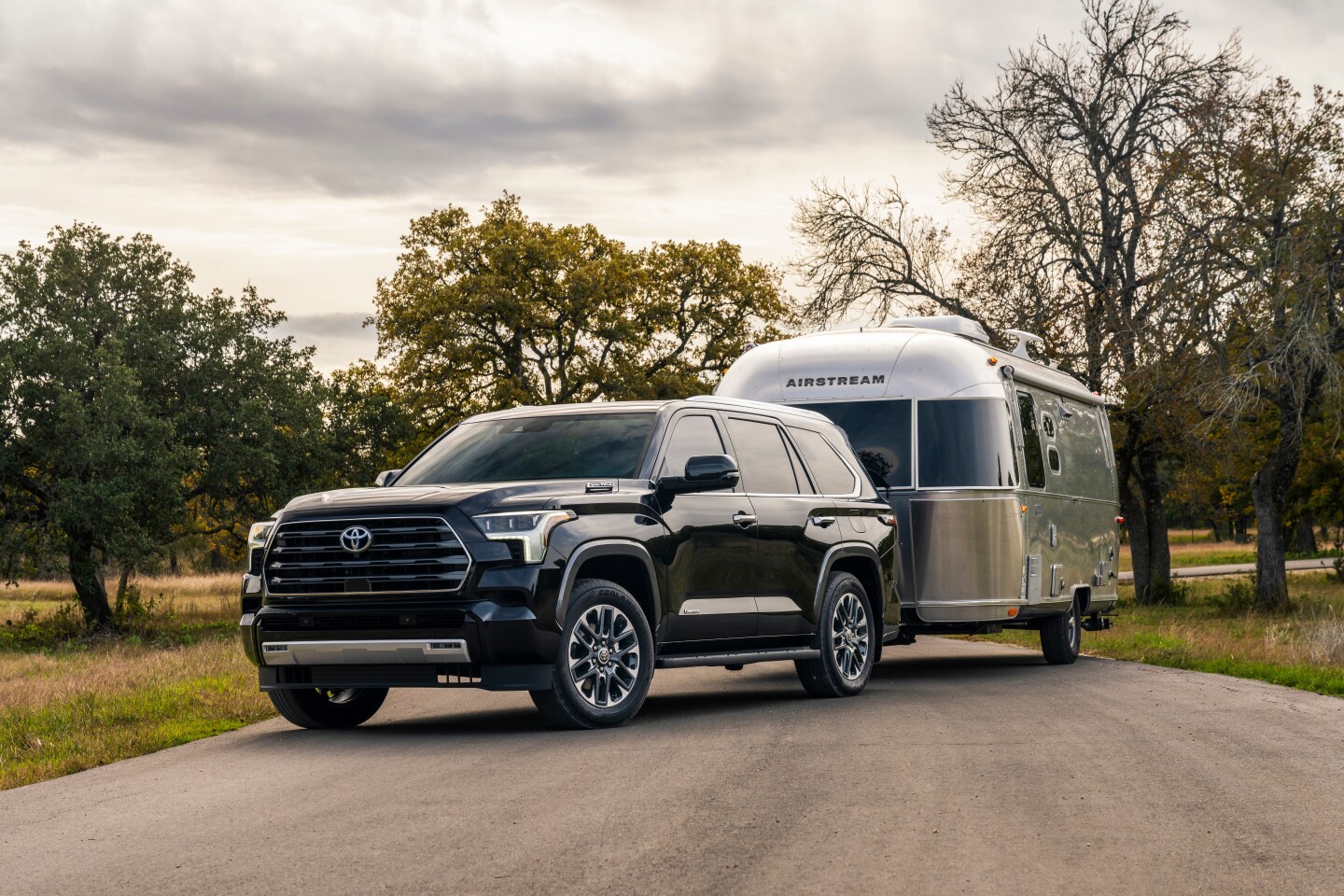 The Sequoia adds 22 percent more towing for 9,000 lb, and an available towing package makes it easier on the driver