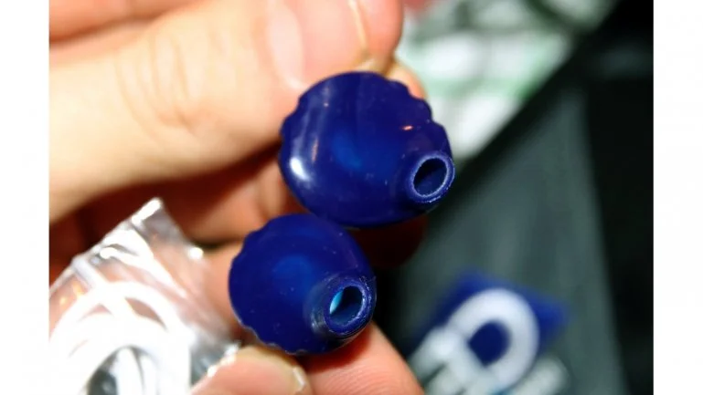 Yurbuds slip over your earbud headphones to provide better fit and comfort
