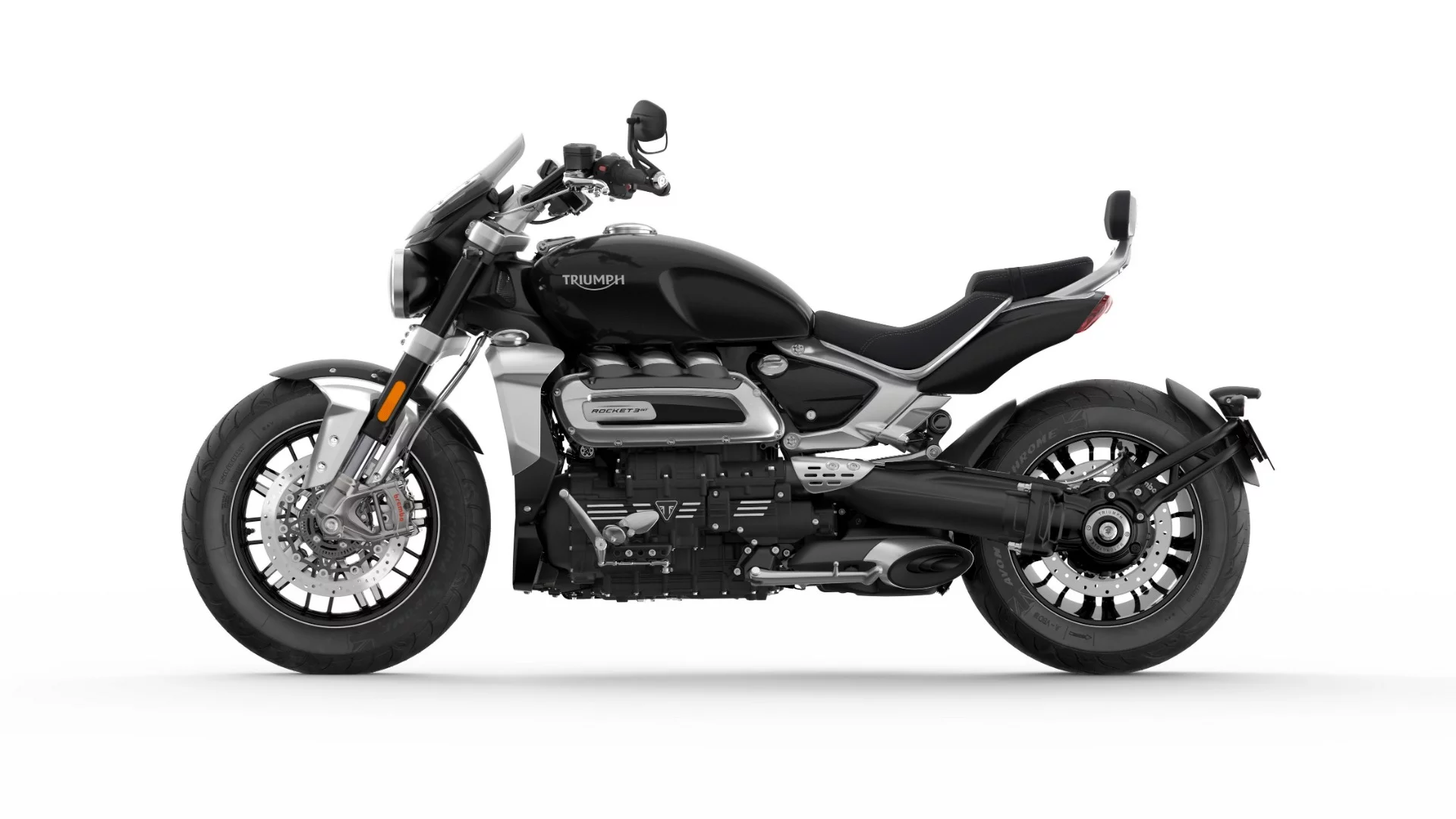 The 2020 Triumph Rocket 3 GT in Phantom Black