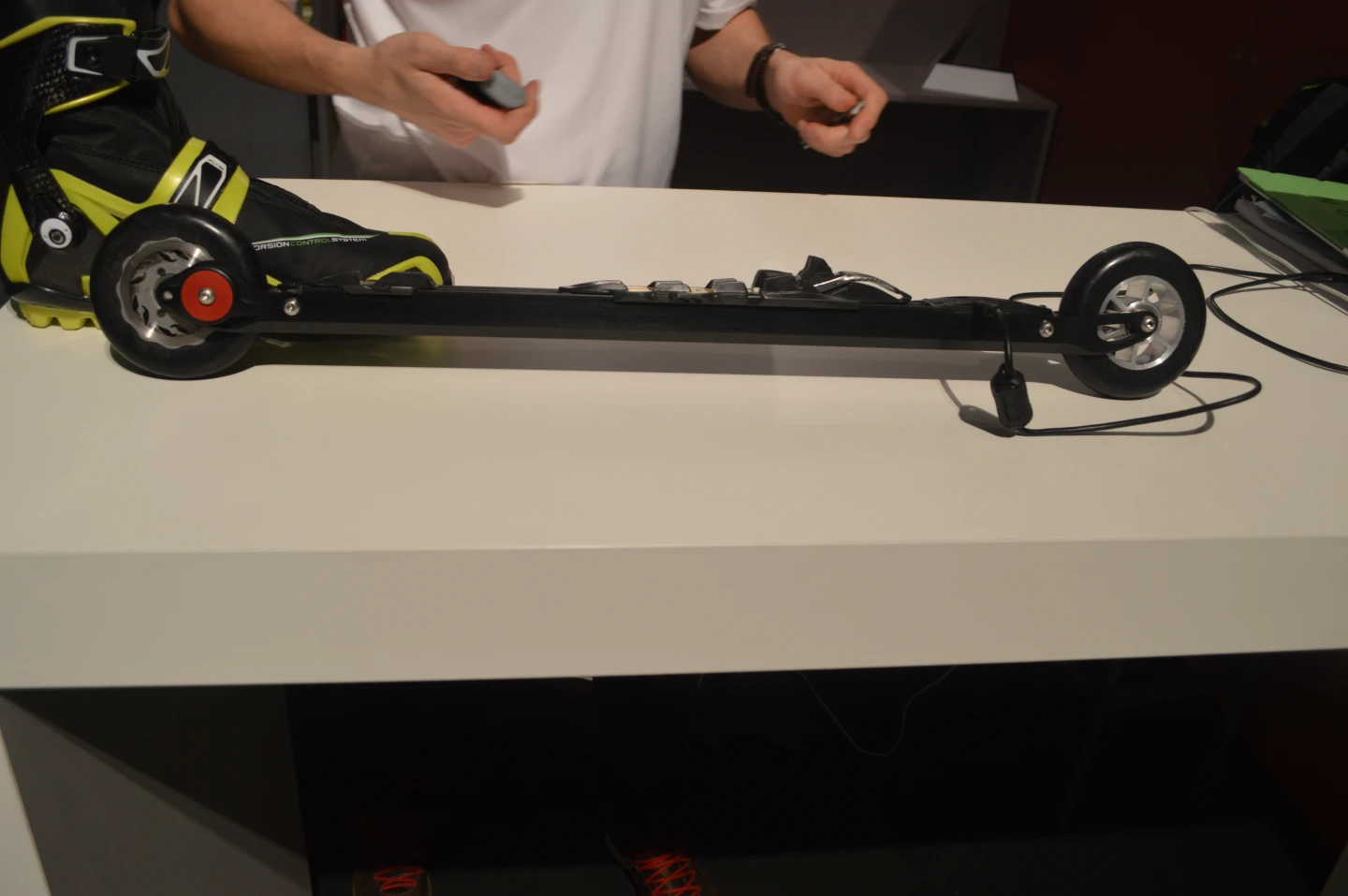 RollerSafe provides rear braking