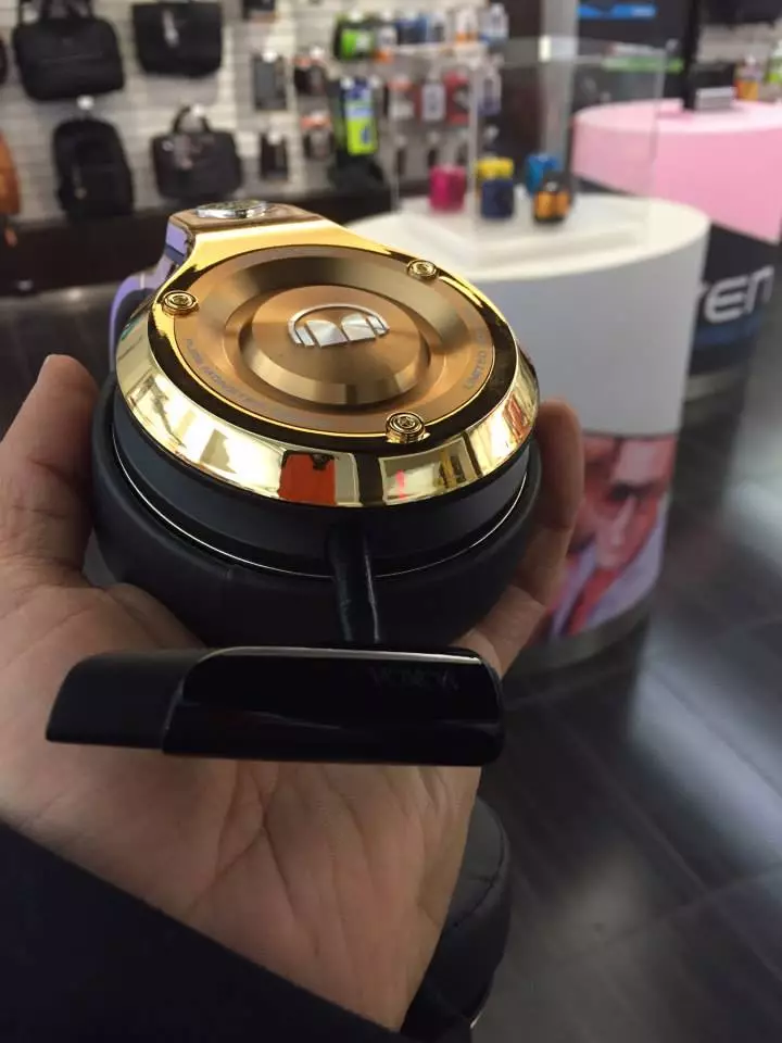 The Monster 24K headphones get Bluetoothified with the help of the BTunes plug