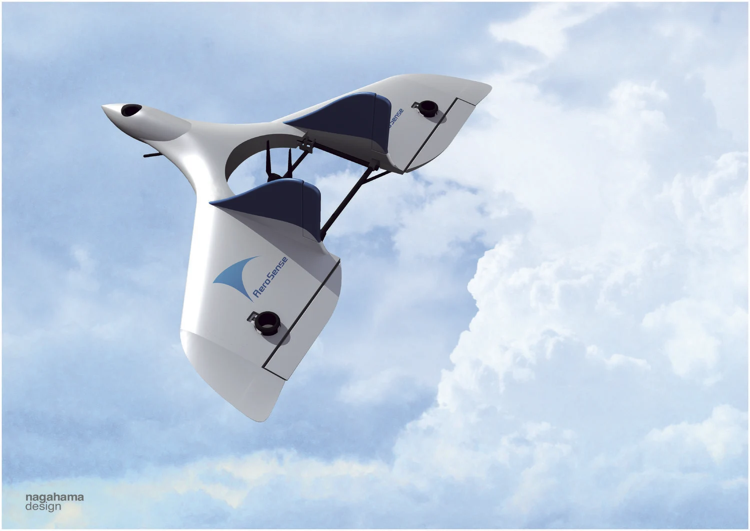 The Aerosense AS-DT01-E sports an adjustable rotor system between the wings