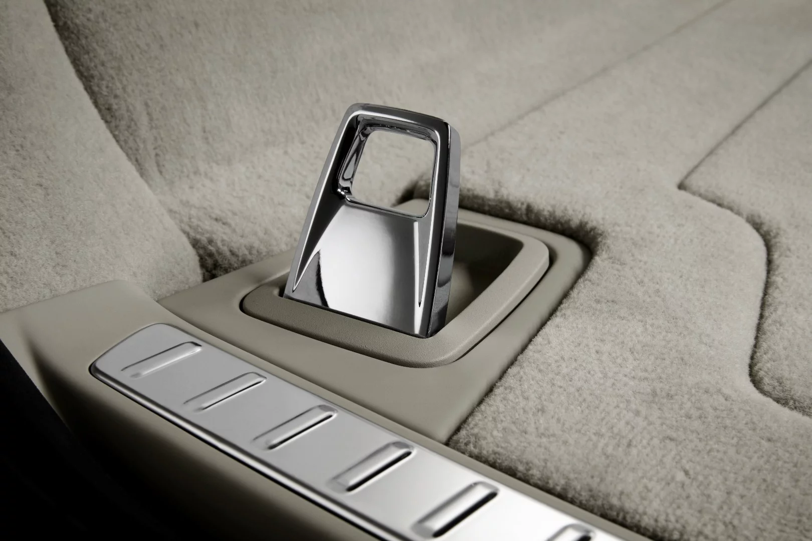 It might be stylish on the outside, but the V90 is still full of practical touches