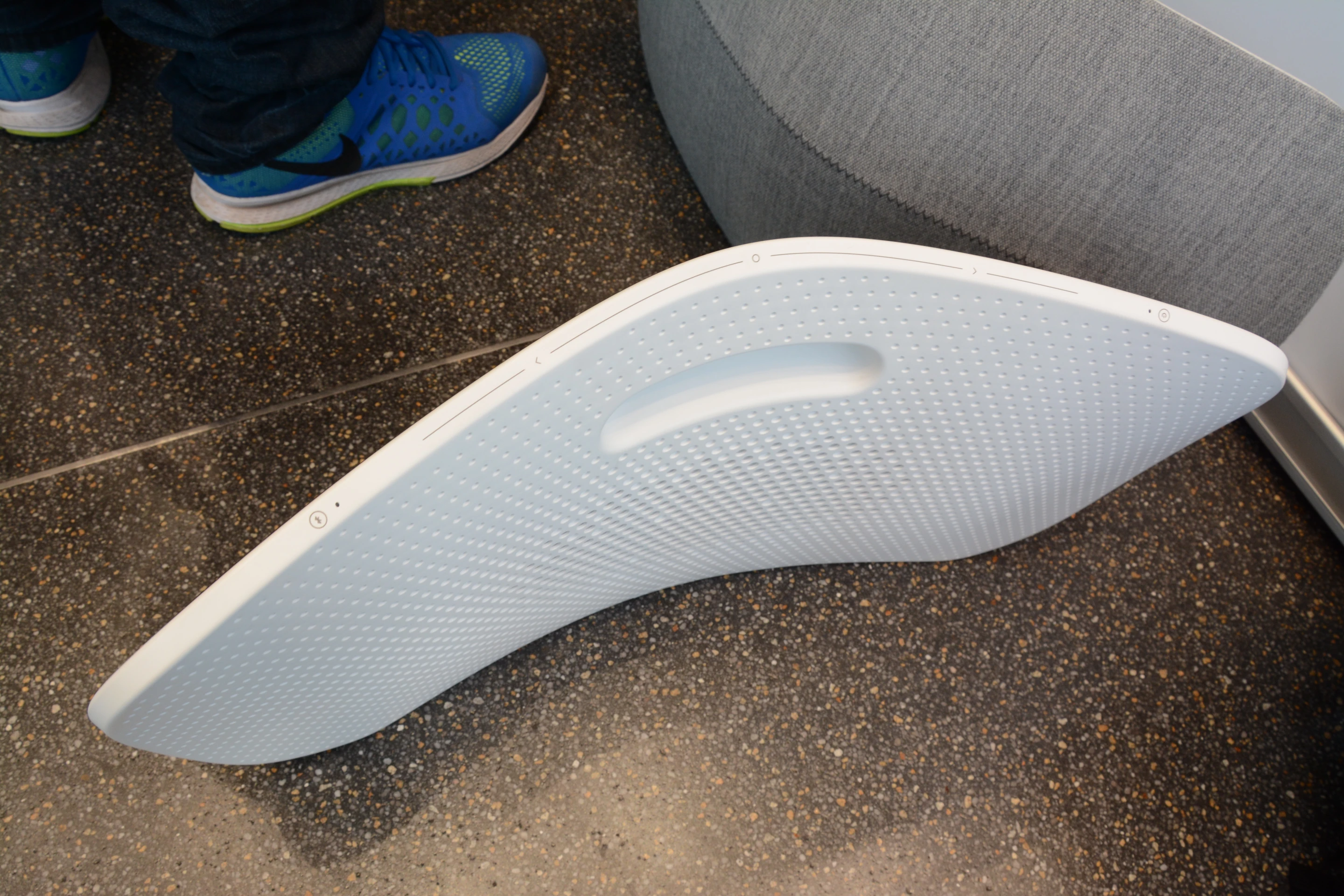 Tap and swipe controls are located on the top of the BeoPlay A6 speaker