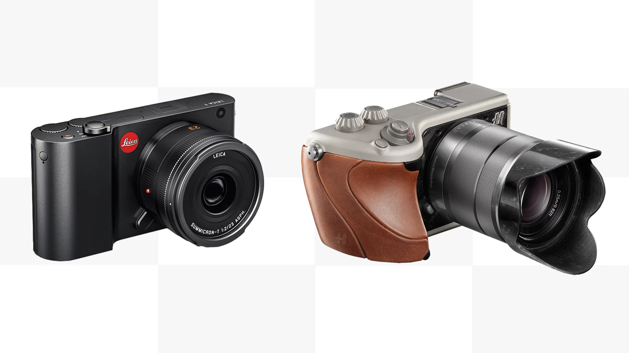 Gizmag compares the specs of the Leica T and Hasselblad Lunar luxury mirrorless cameras