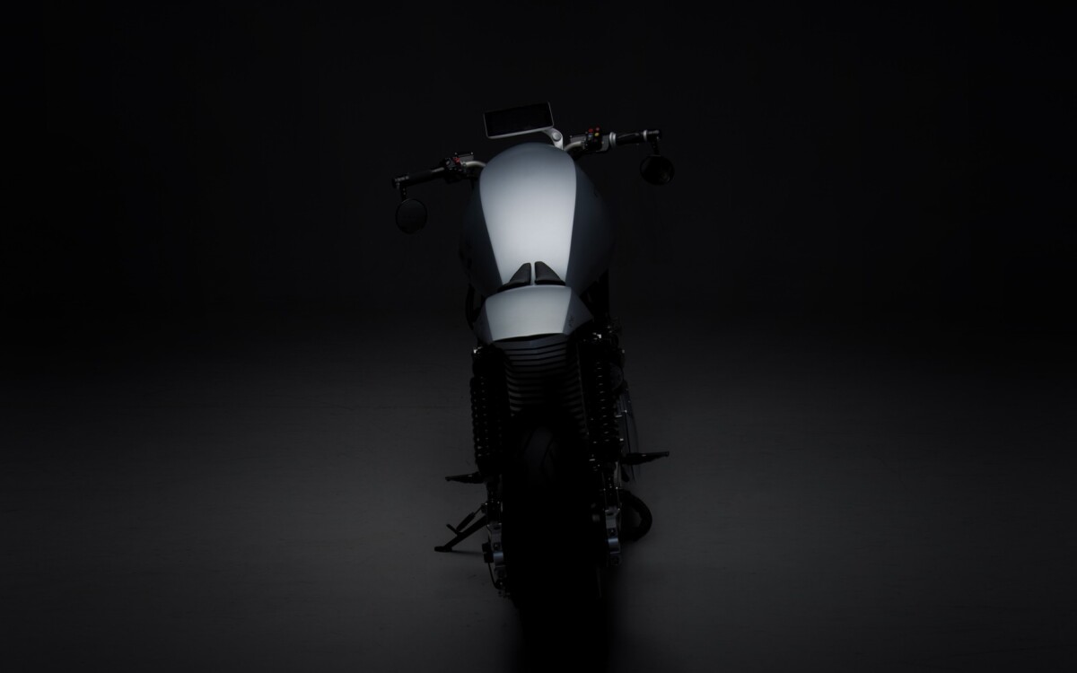 Ethec electric motorcycle: slim rear profile looks nice too