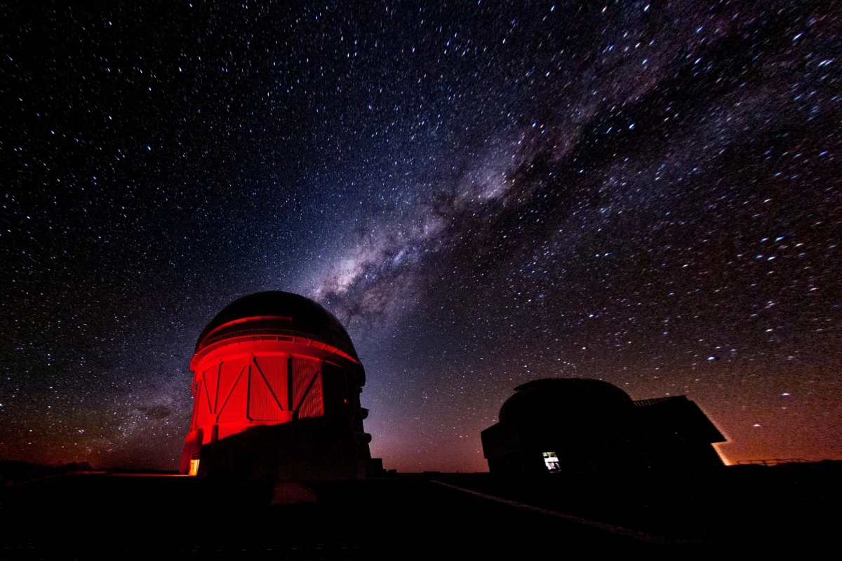 The Blanco Telescope located at the Cerro Tololo Inter-American Observatory, Chile