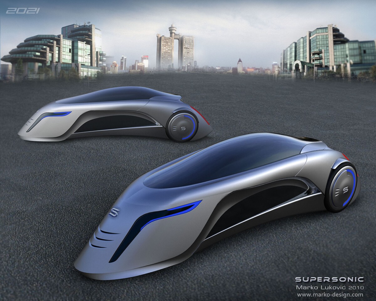 The Supersonic two seater electric transport by Serbia's Marko Lukovic