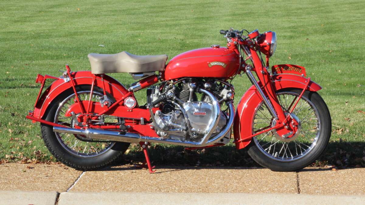 This Chinese Red 1951 Rapide at Mecum had a high bid of $70,000 before being passed in.