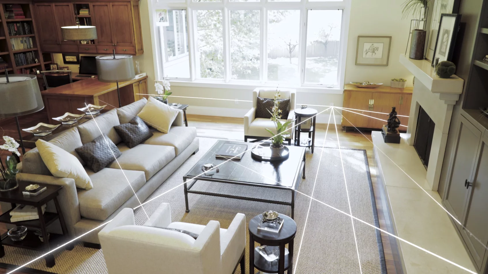 The nodes of the Xandem Home system use radio waves to detect each other, detect movement when someone move through a line-of-sight between two nodes and locate/track movement