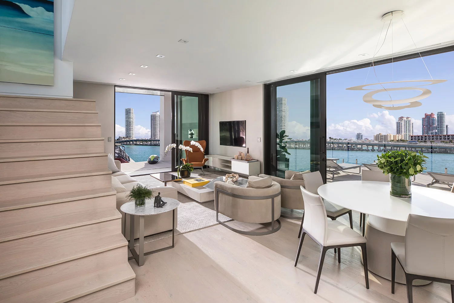 View towards the Arkup #1's living room