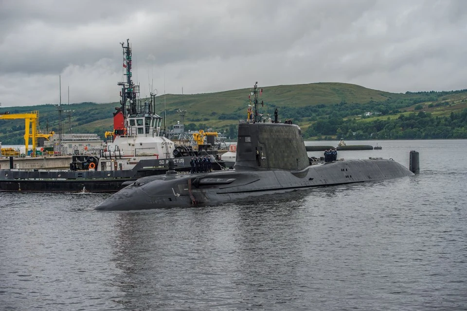 HMS Artful is the third of seven Astute class nuclear submarines