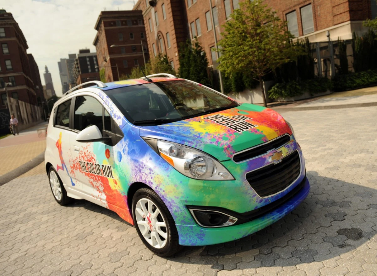 Chevrolet Spark as Official Vehicle, Pace Car for The Color Run