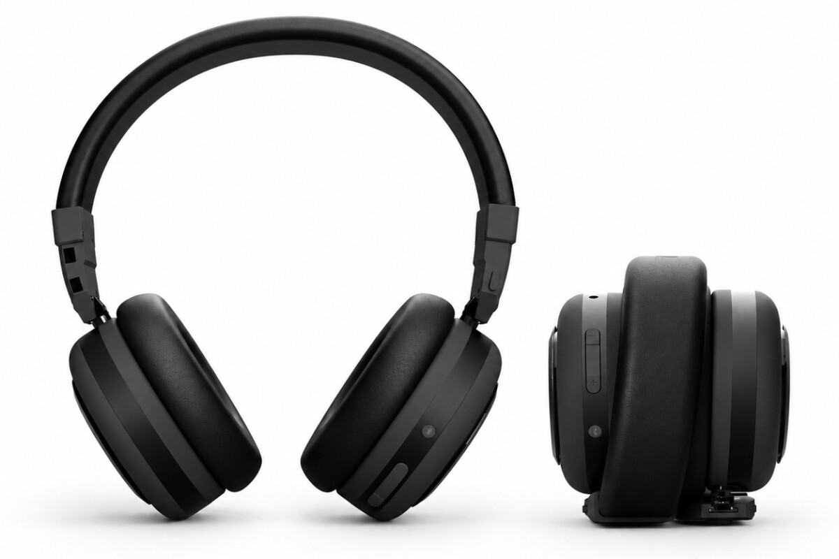 These headphones look ordinary – until you twist them into a speaker