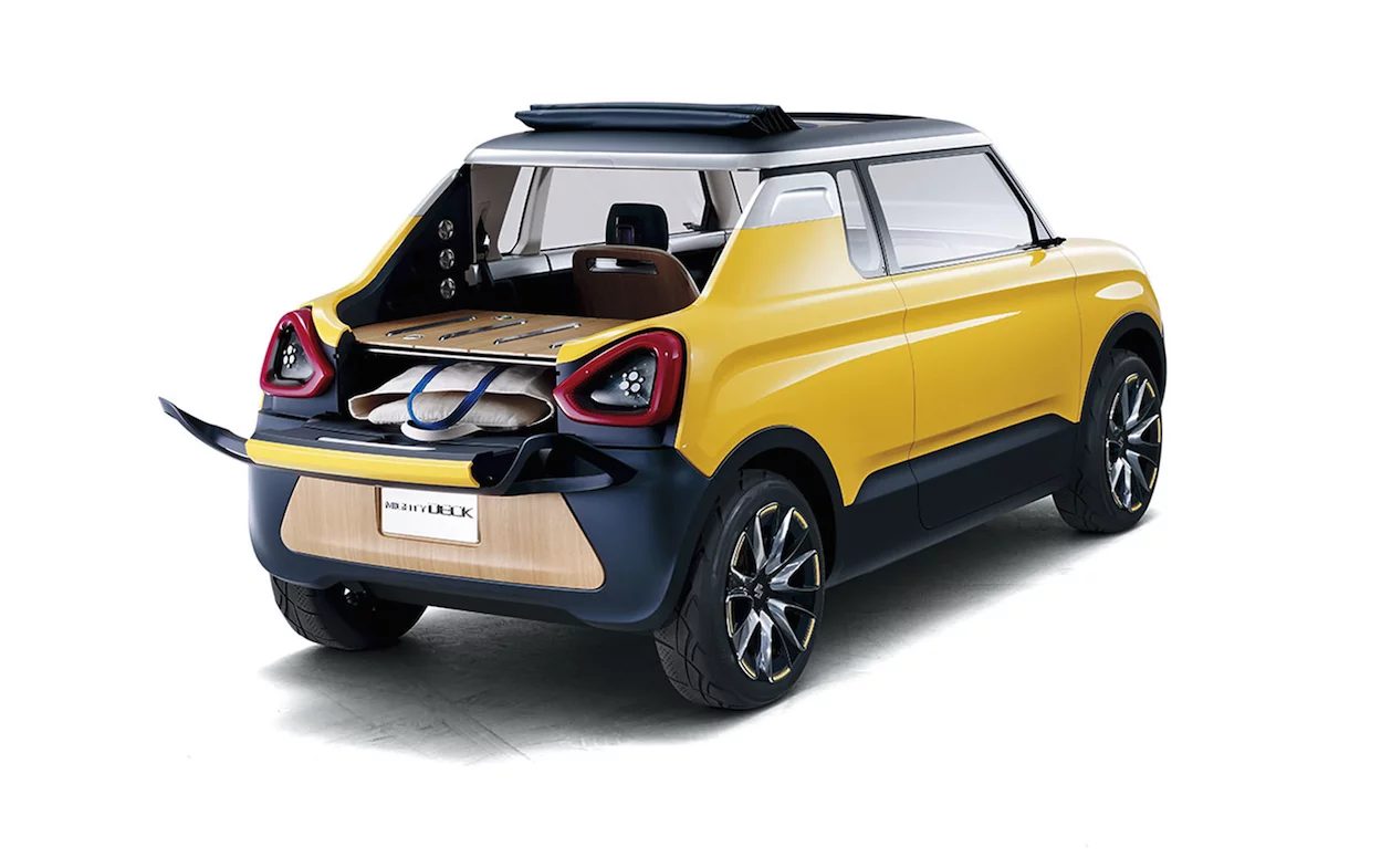 The Mighty Deck includes an open load deck and retractable roof