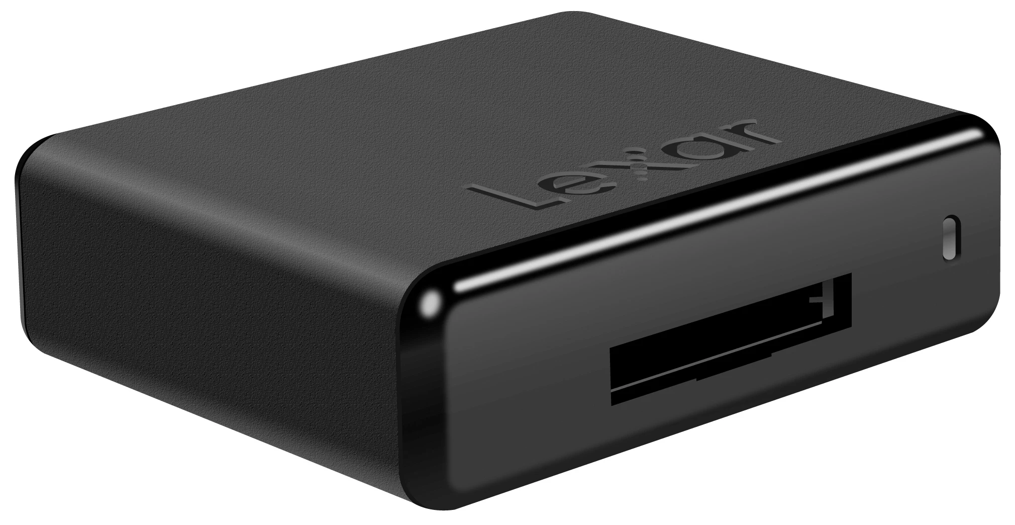 The Lexar Professional Workflow XR1 is the XQD card reader for the HR1 hub