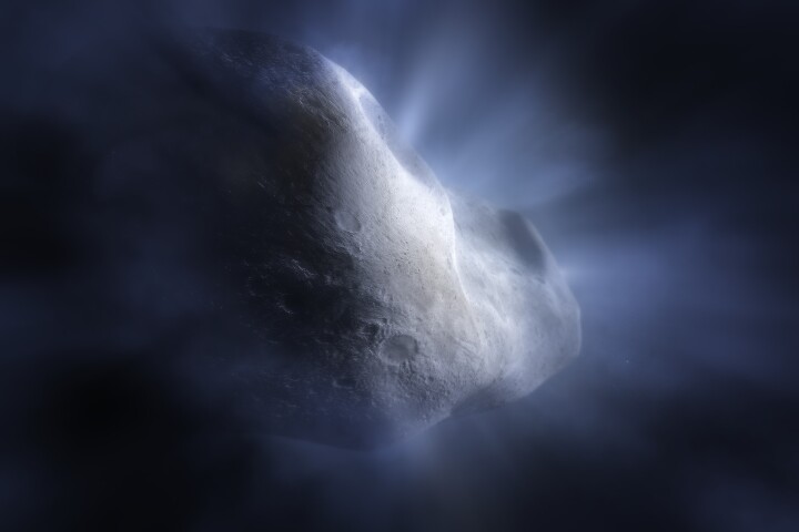 An artist's impression of Comet 238P/Read