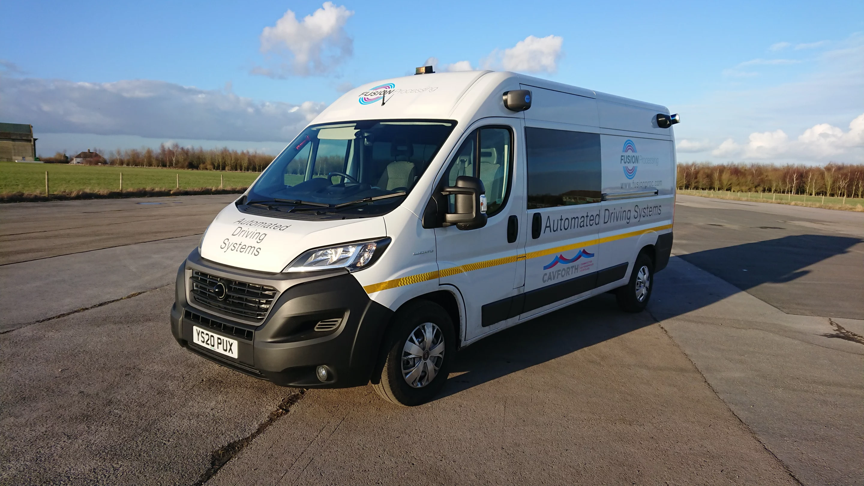 Fusion Processing Level 4 Fiat Ducato test van