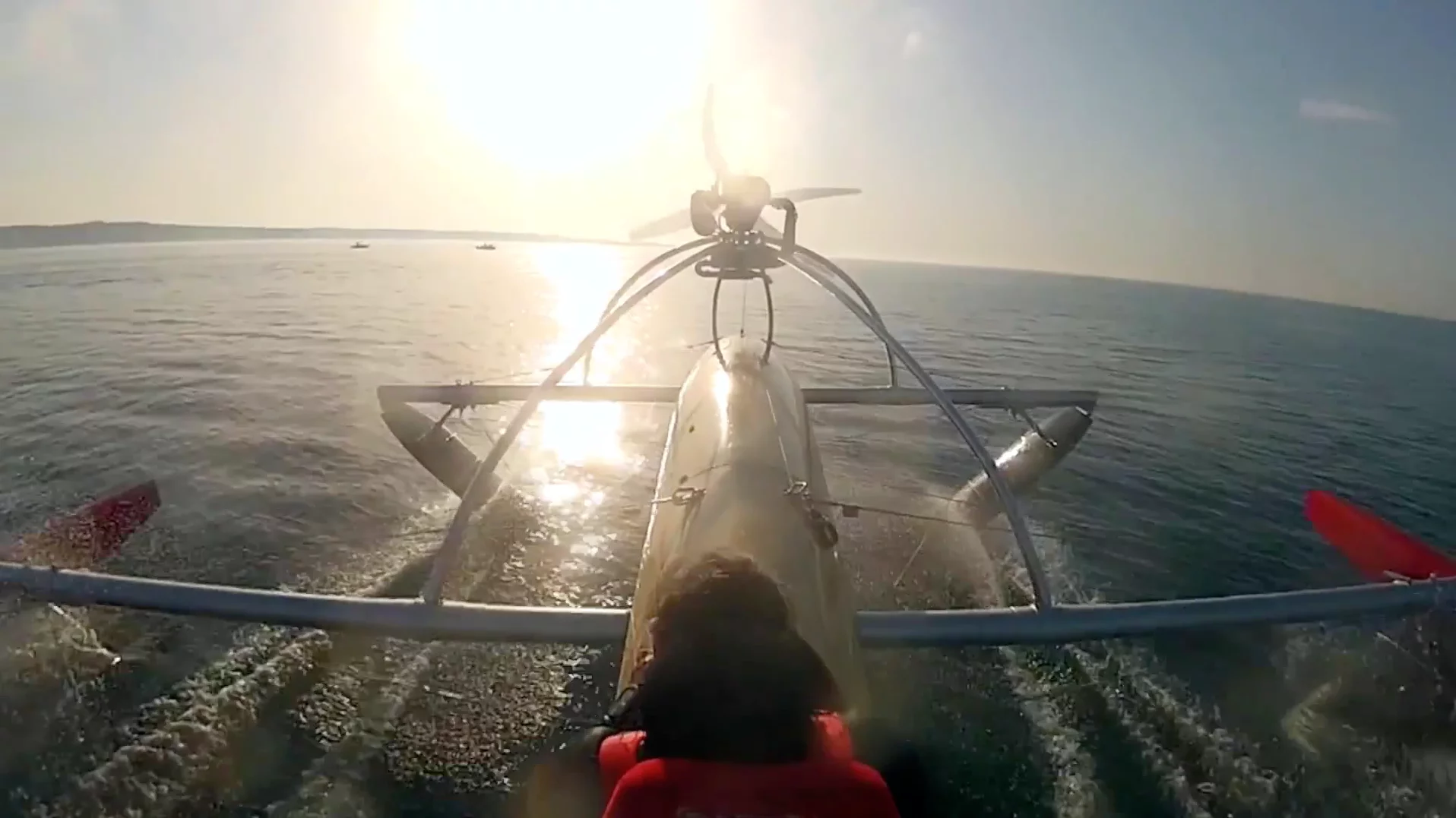 The prototype wFoil 18 Albatross