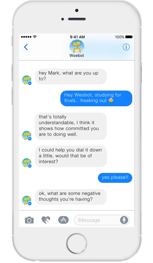 Currently the bot is only accessible through Facebook Messenger