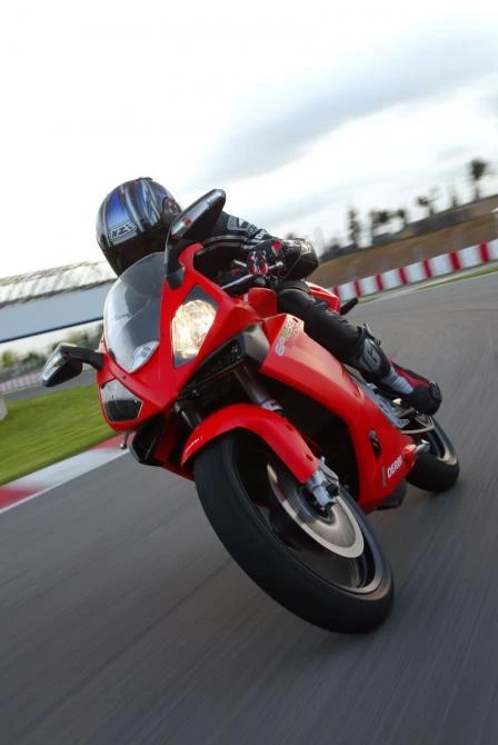 Derbi motorcycles handle sweetly - the company still regularly wins 125 Grands Prix events.