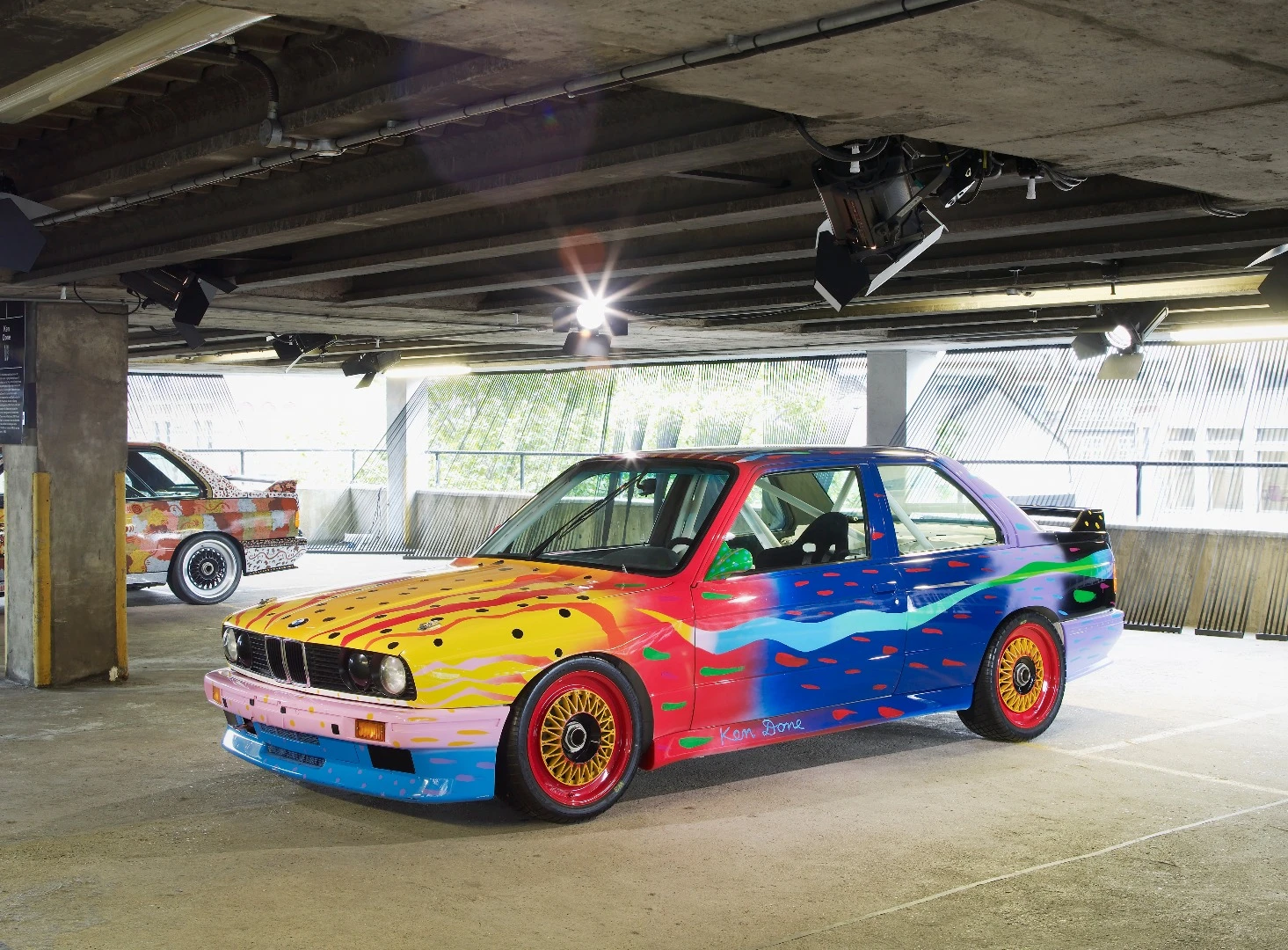 This Ken Done BMW M3 Art Car debuted in 1989