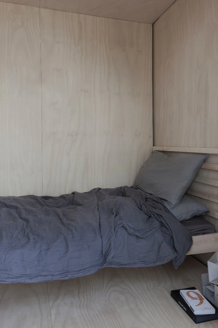 One of House 28's two bedrooms