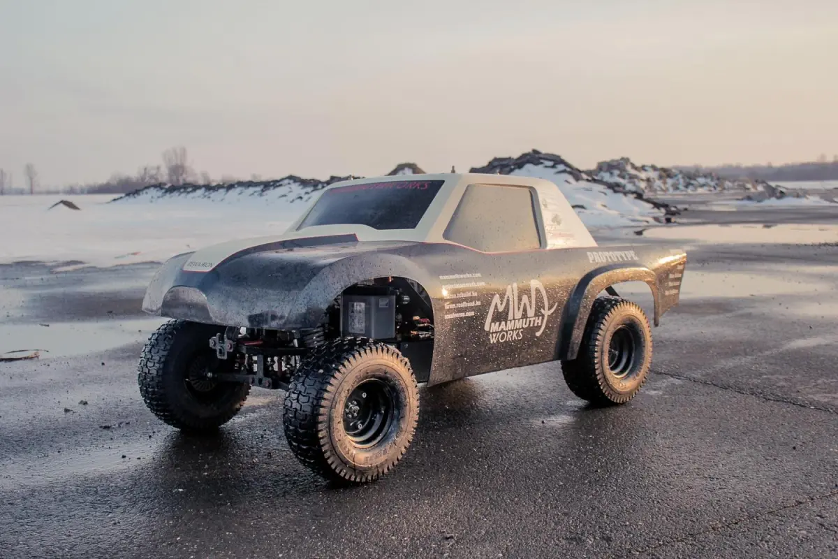 The Mammuth Rewarron RC car is billed as "remote controlled testosterone" by manufacturer Mammuth Works