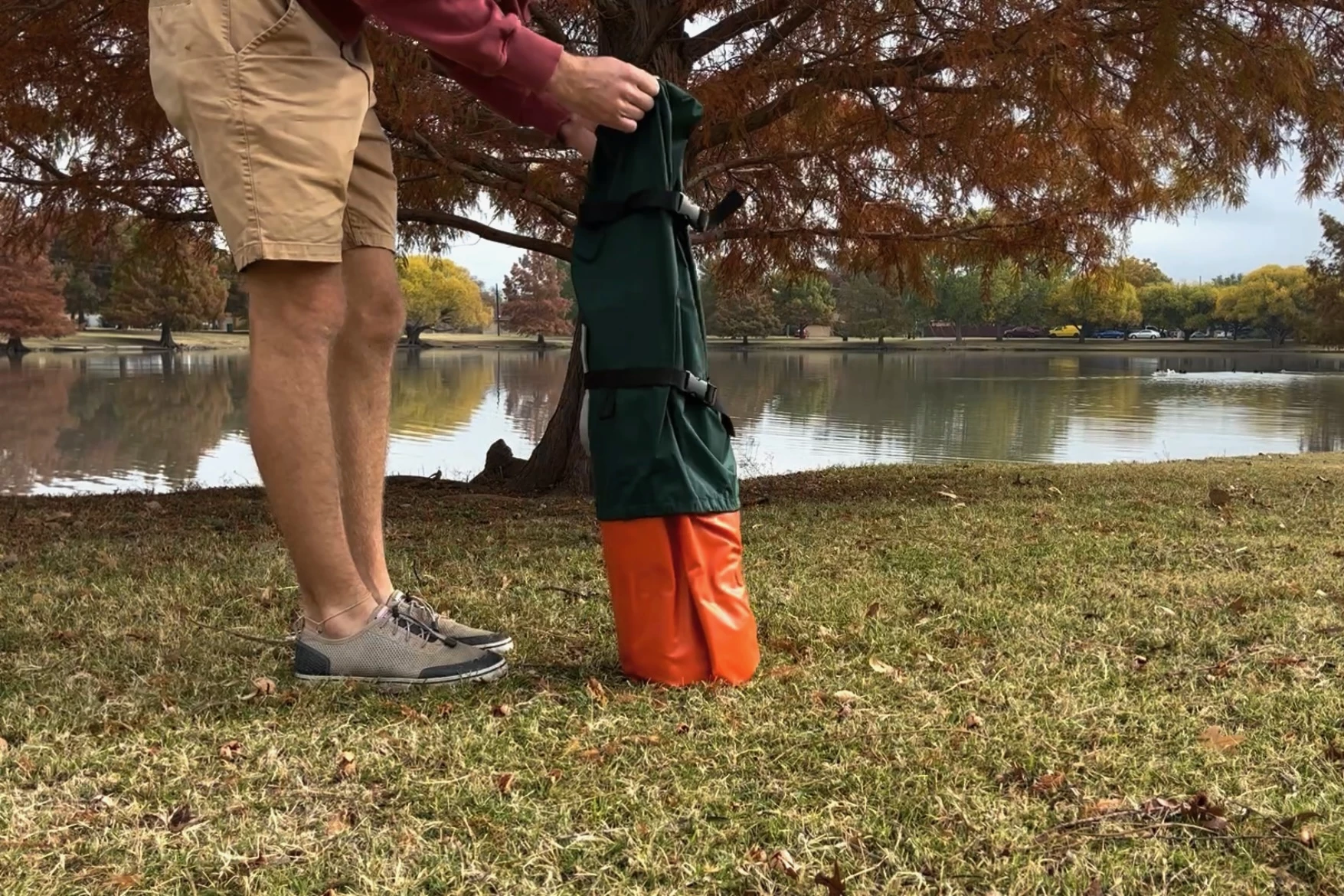 The Pontos 2.0 gets disgorged from its included carry sack