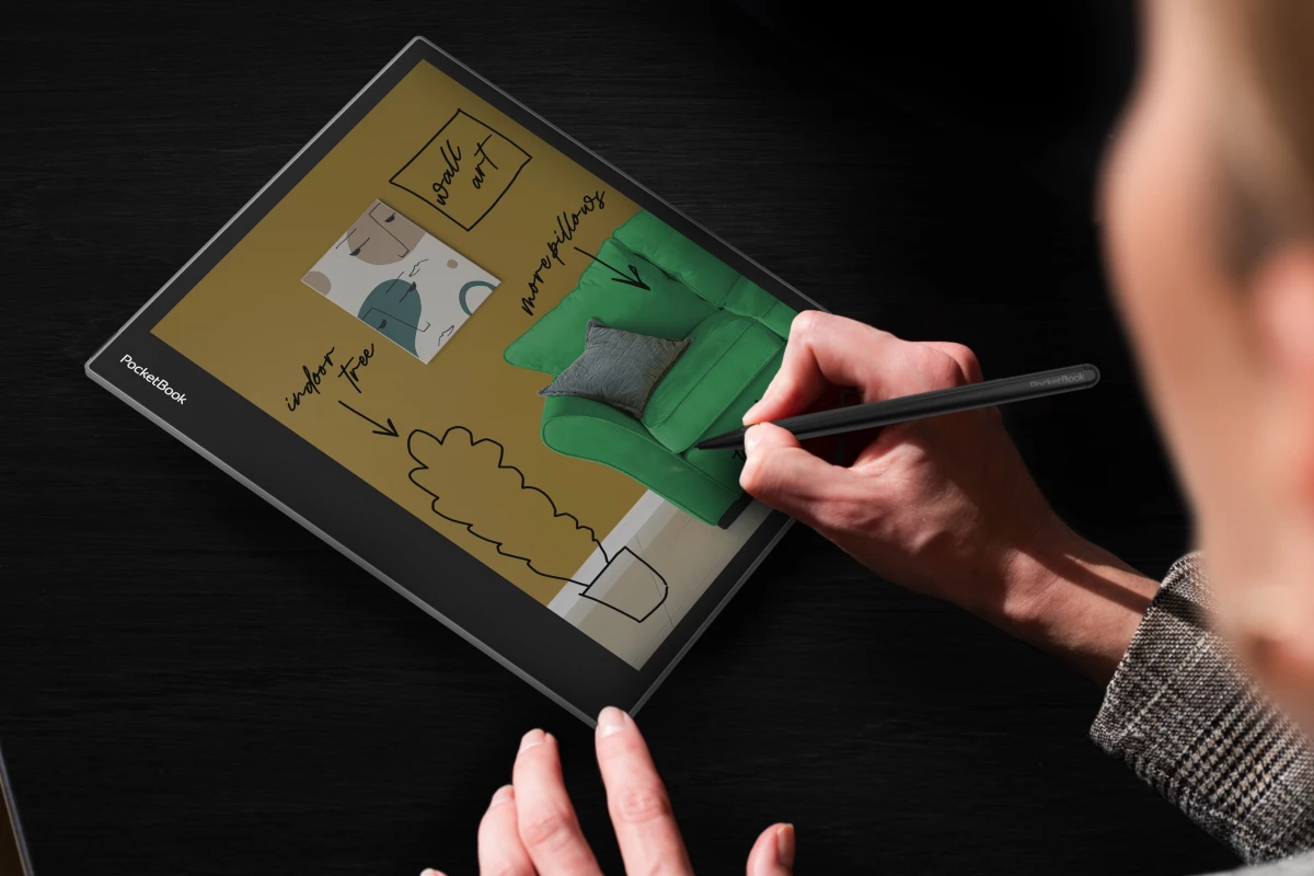 A powerful eye-friendly productivity tool: The PocketBook Eo color E Ink e-note