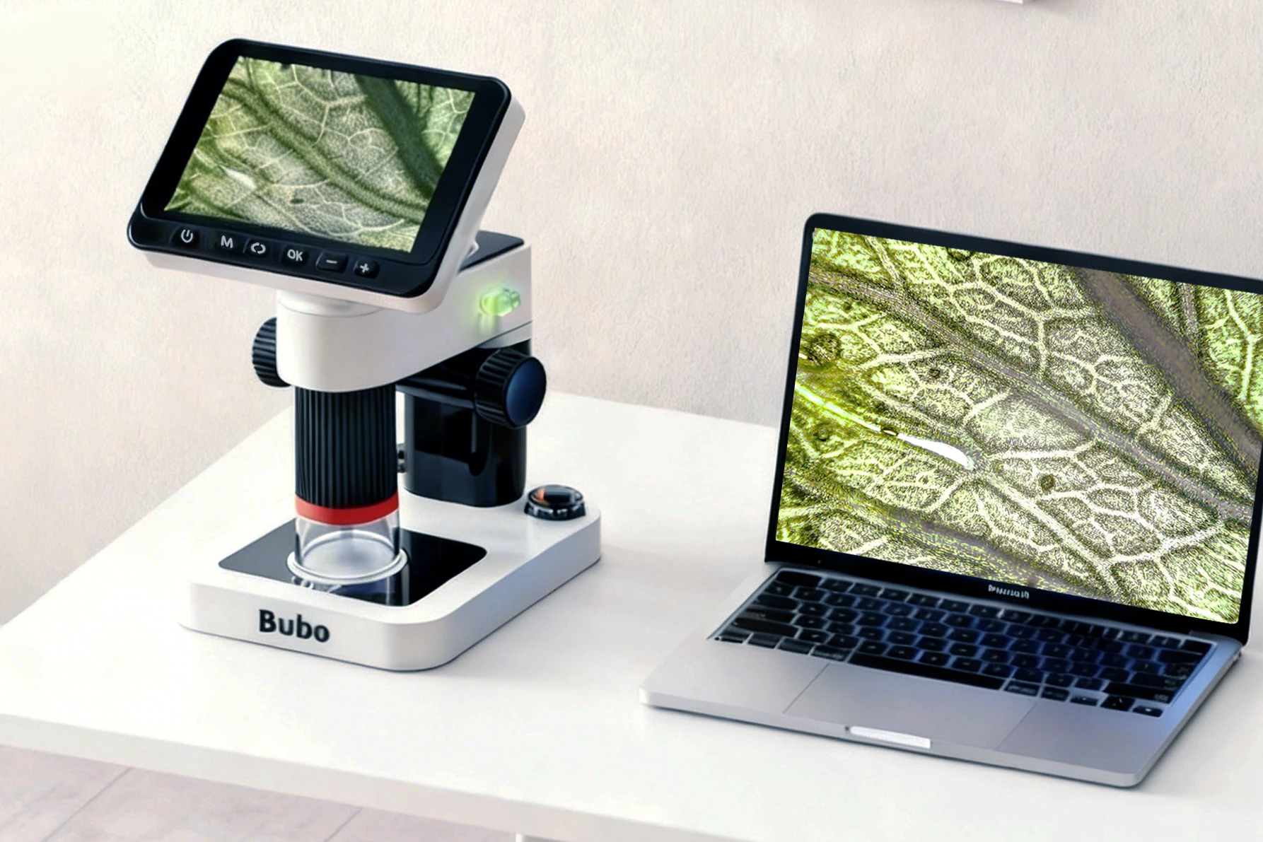 Bubo can be connected to a PC or Mac