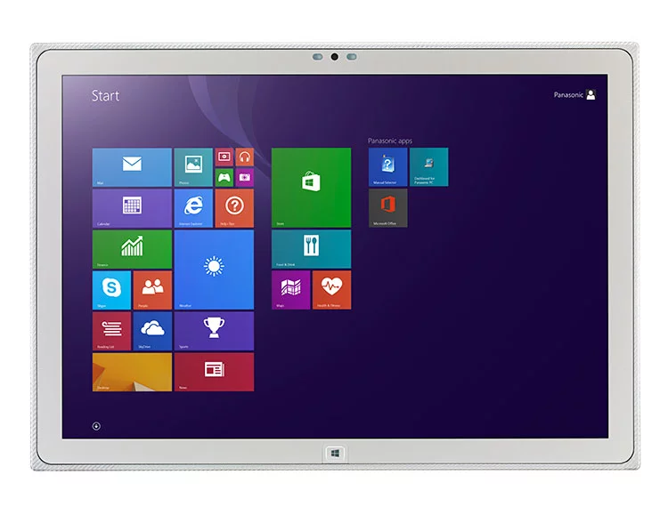 The Toughpad 4K UT-MA6 runs Windows 8.1 Professional out of the box, but customers can opt to downgrade to Win7 Pro if Microsoft's latest OS doesn't suit