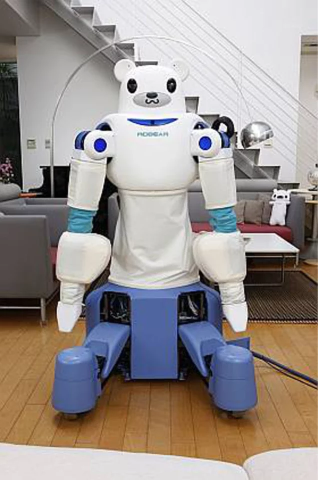 Robear uses extendible legs for greater stability