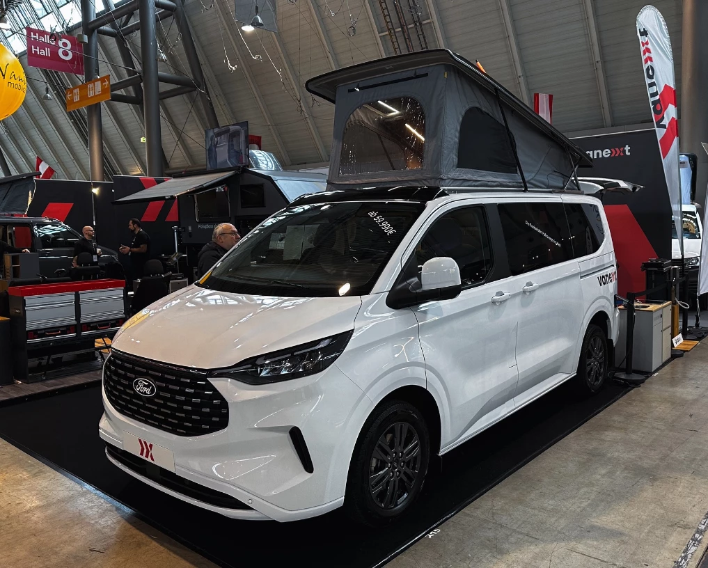 Vanexxt showcased the full Ford Tourneo Connect V710 modular lineup at CMT 2024 in January