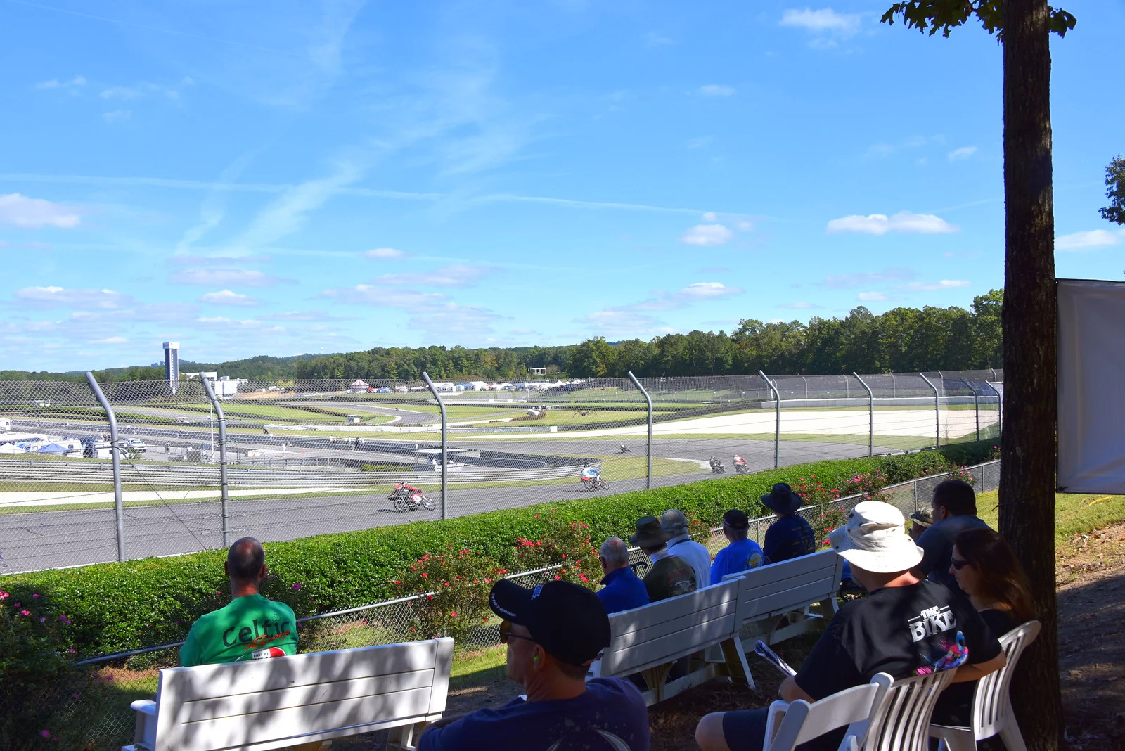 Watching the races from Ace Corner