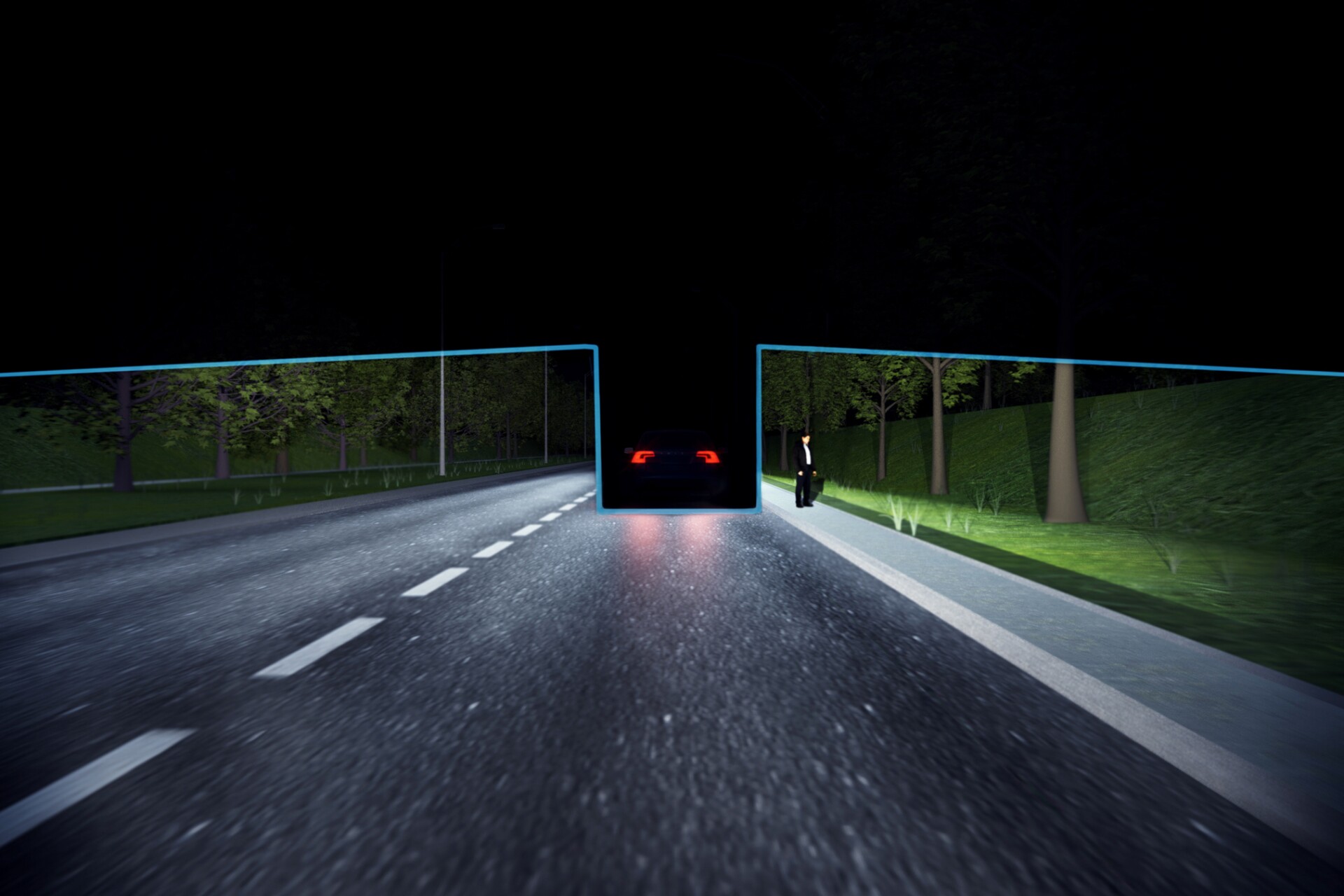Volvo's permanent high beams keep other drivers in the shade