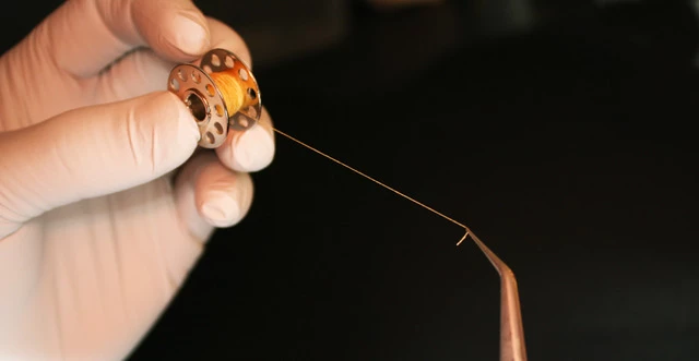 The yarn has additionally been successfully used to suture biological tissue