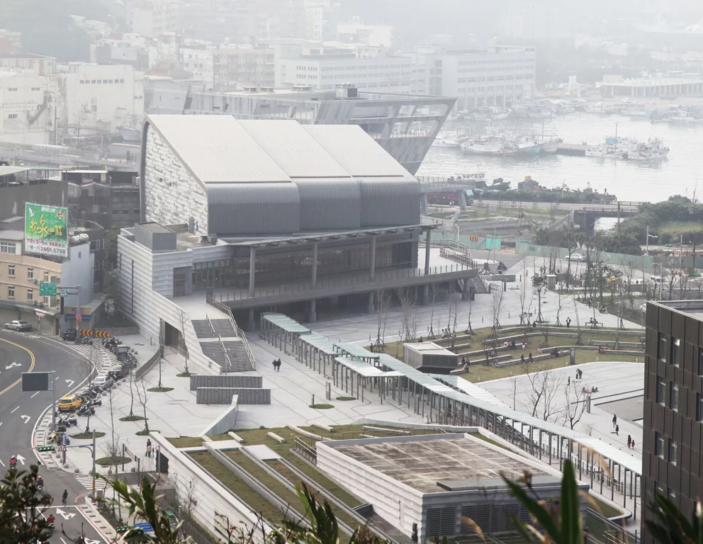 Badouzi Harbor Urban Design with the National Museum of Marine Science & Technology and the National Aquarium by J.M. Lin Architect, Urban Design Honor Award Winner (image: J.M. Lin Architect)
