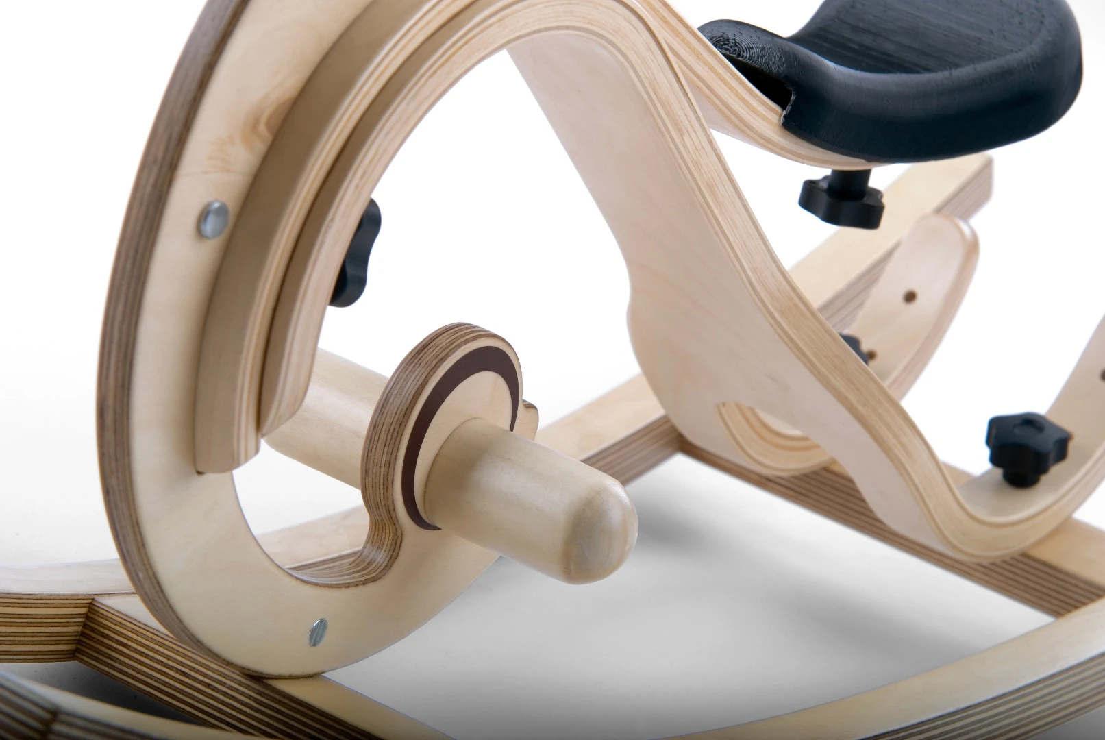 The rocking elephant kit transforms bike into indoor toy