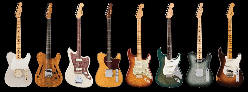 The eight Fender Custom Shop Founders Design guitars will each be limited to a production run of just 30 models
