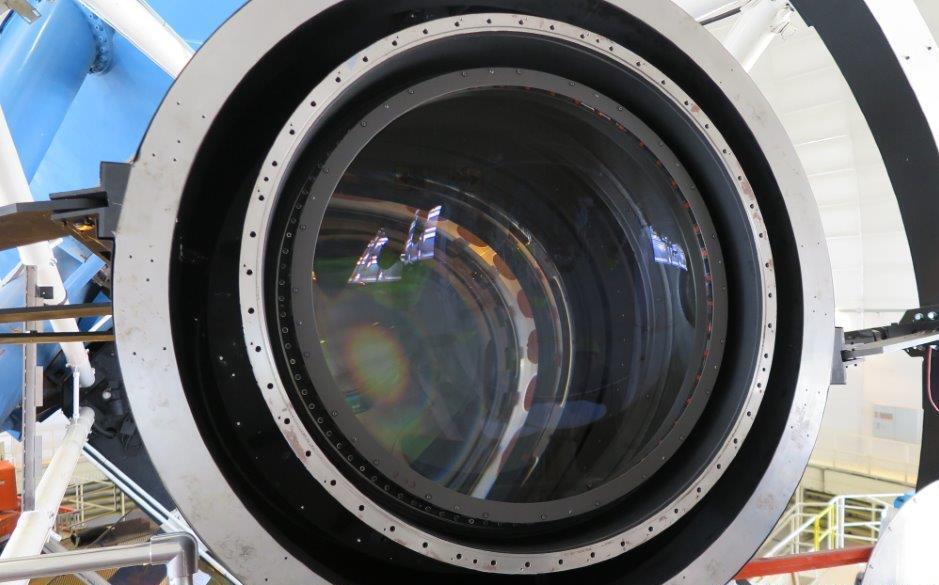 DESI's six large lenses have been installed and tested