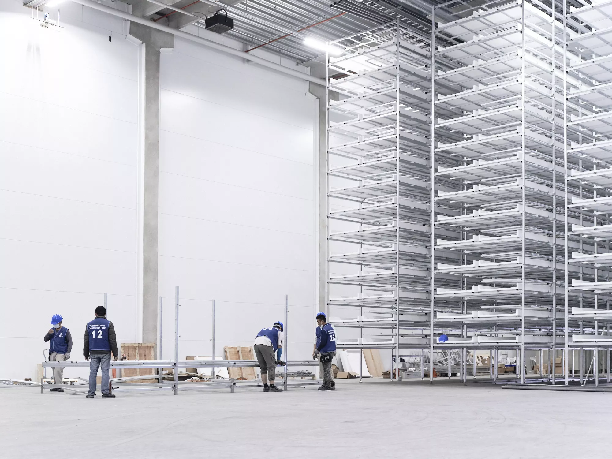 The first phase of construction is complete, with the remainder of the facility growing to 7,000 square meters during 2021