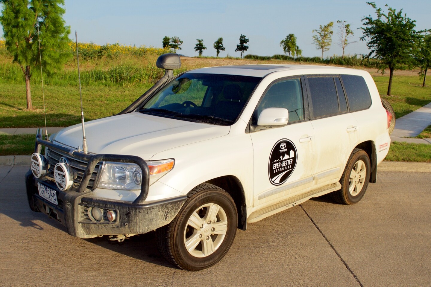 Toyota Land Cruiser 200 is making the full five-continent journey