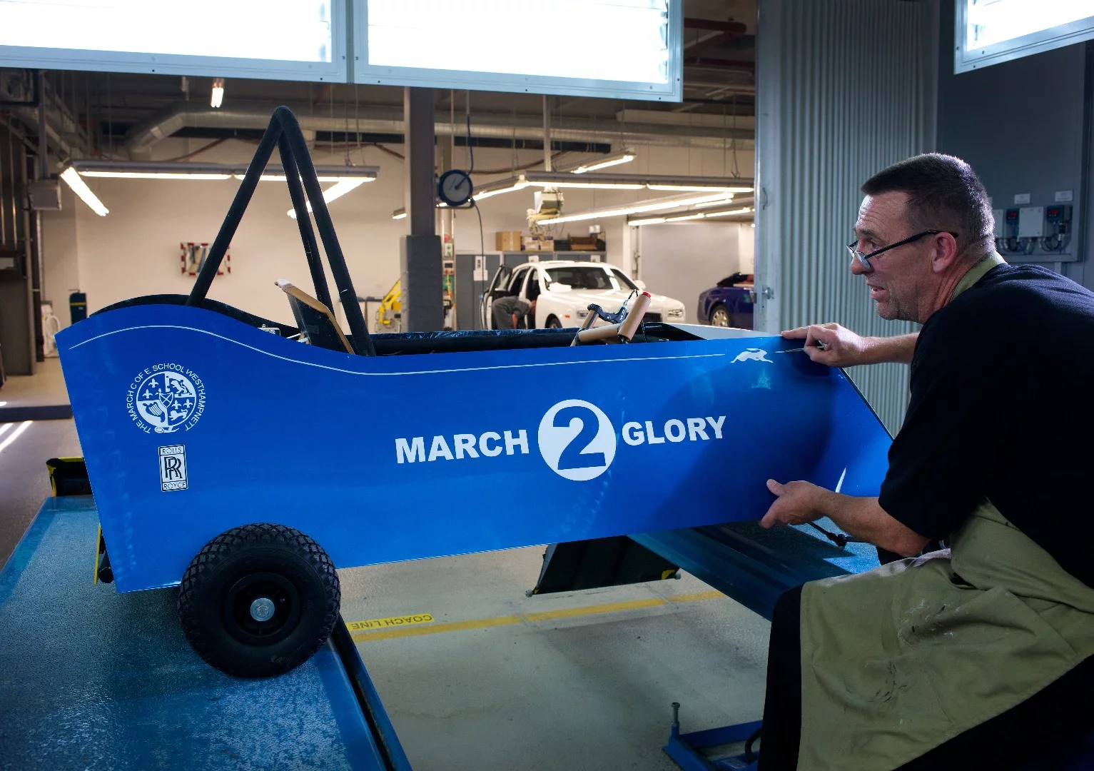 Rolls-Royce apprentices helped students realize the vision of the March 2 Glory