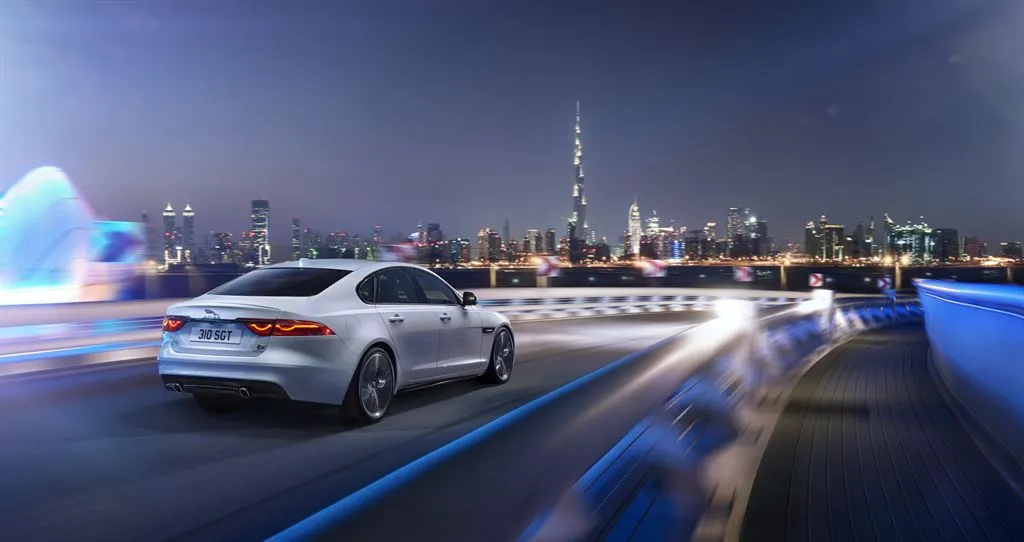 The 2016 Jaguar XF has a V6 engine
